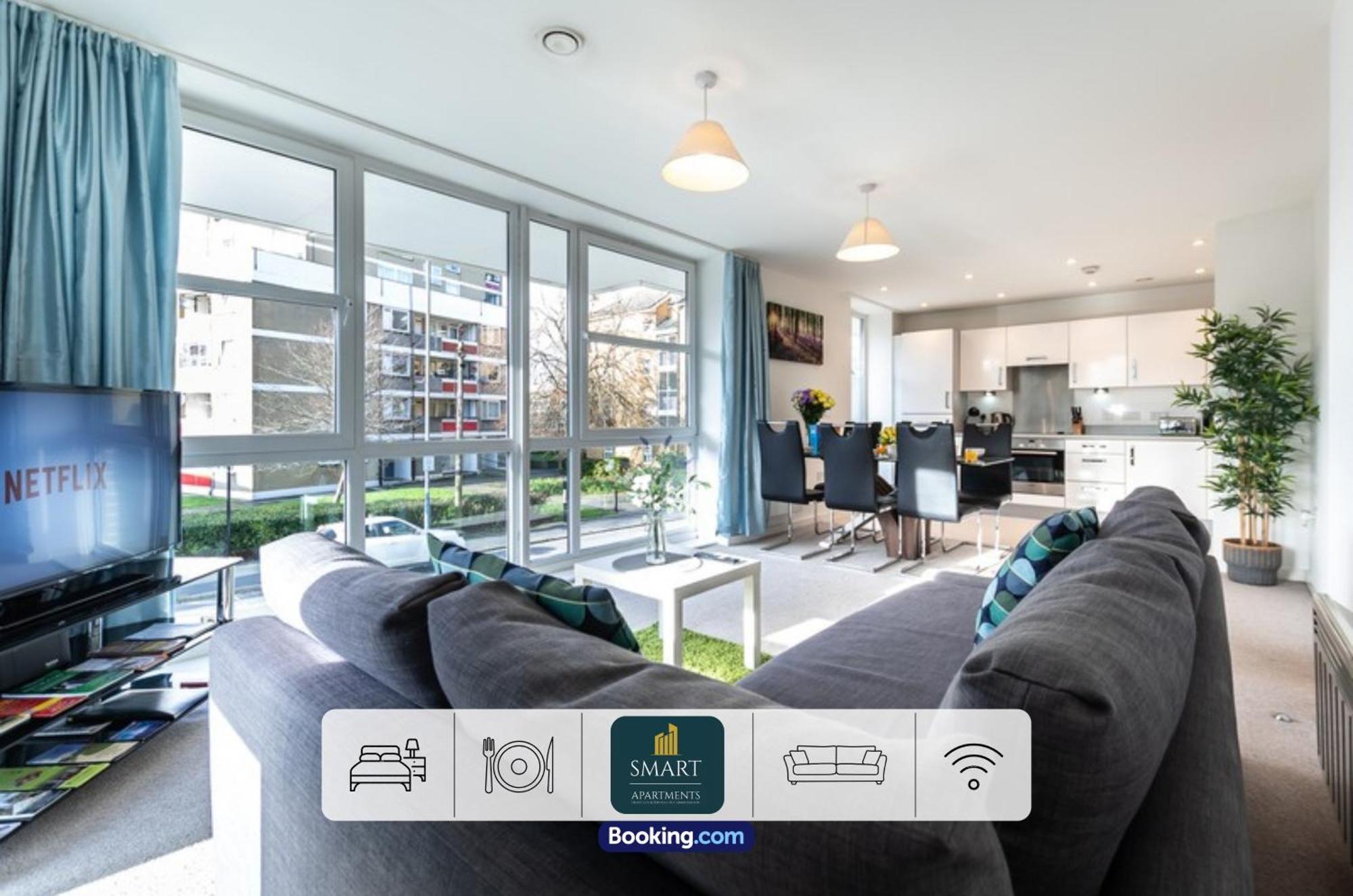 Spacious City Center Apartment By Smart Apartments Short Lets & Serviced Accommodation Apartment Southampton With Free Wifi Bagian luar foto
