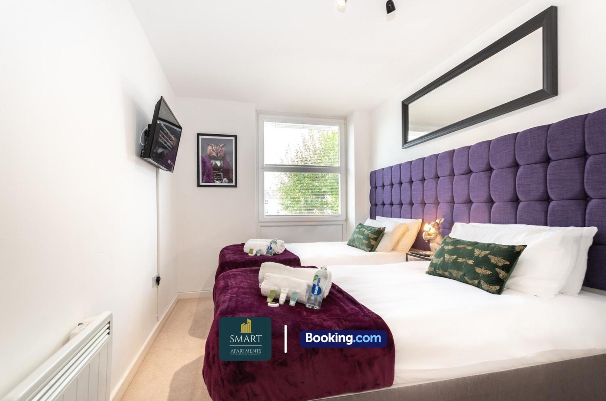 Spacious City Center Apartment By Smart Apartments Short Lets & Serviced Accommodation Apartment Southampton With Free Wifi Bagian luar foto