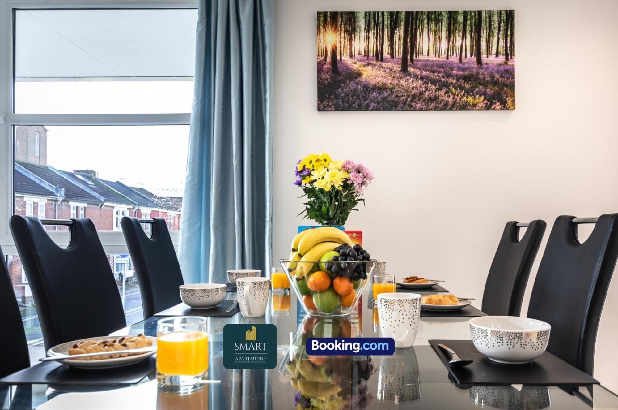 Spacious City Center Apartment By Smart Apartments Short Lets & Serviced Accommodation Apartment Southampton With Free Wifi Bagian luar foto