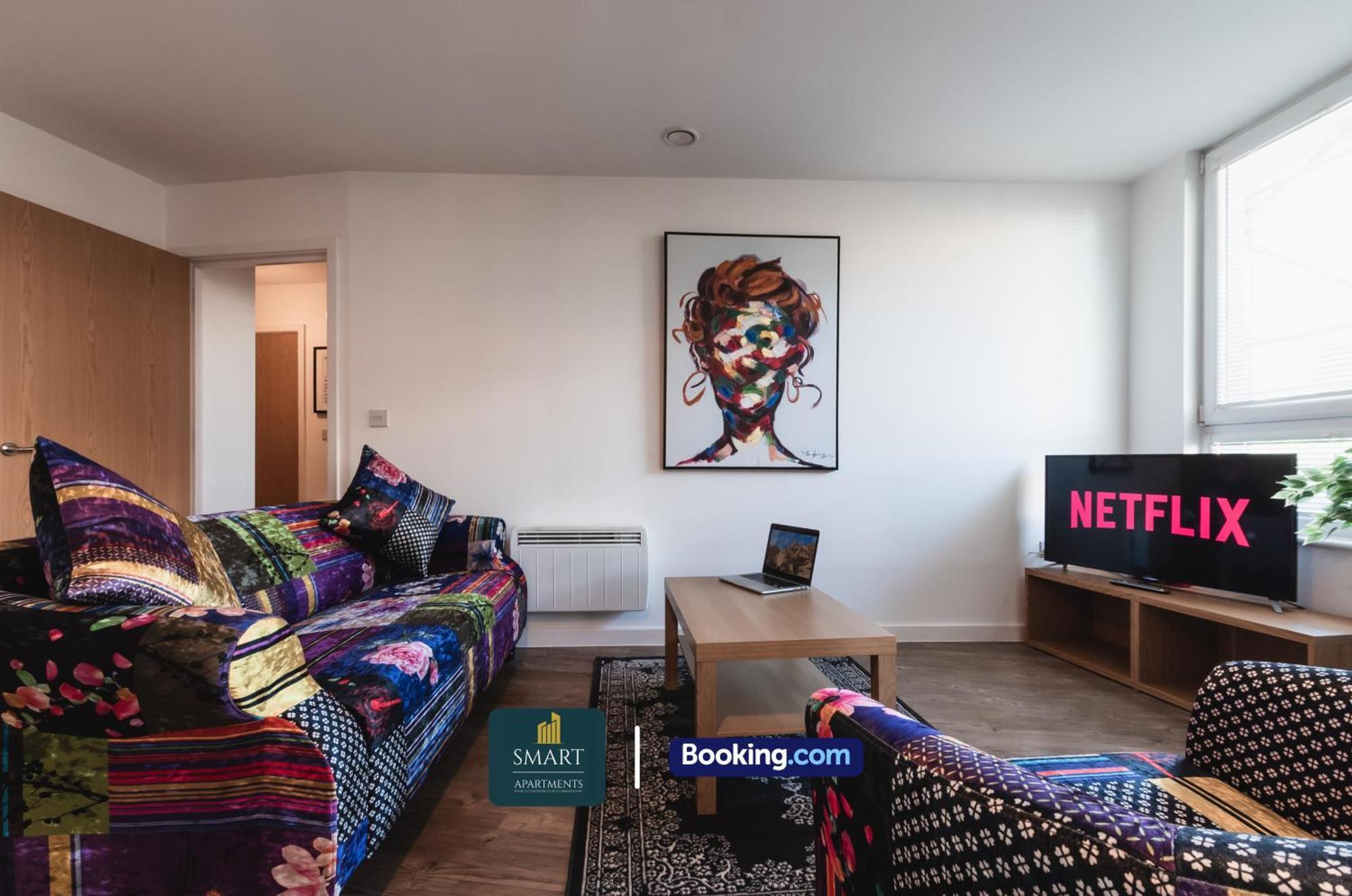 Spacious City Center Apartment By Smart Apartments Short Lets & Serviced Accommodation Apartment Southampton With Free Wifi Bagian luar foto